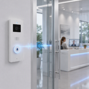 UniFi Access intercom bij bedrijfsentree