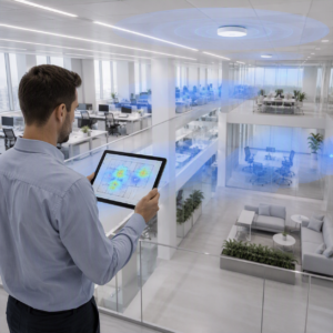 Netwerkinspectie en meting tijdens locatie-scan