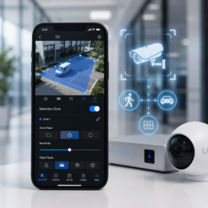 Detectiezone in UniFi Protect app