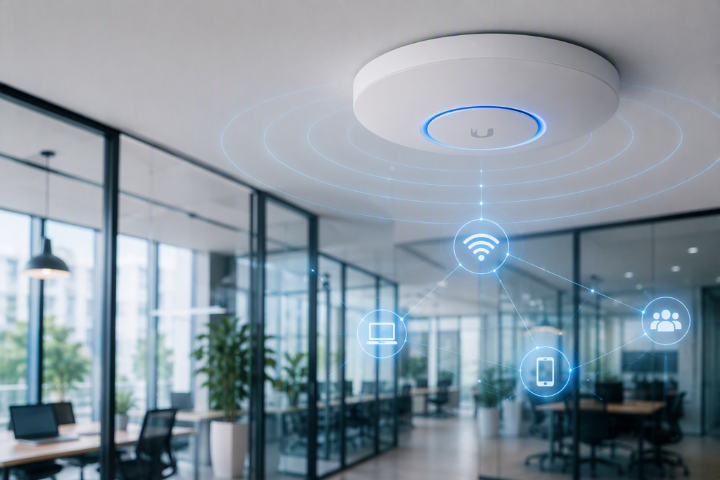 UniFi access point voor zakelijke WiFi-dekking